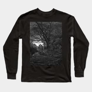 High Resolution Gustave Doré Illustration Dante Meets Virgil Long Sleeve T-Shirt